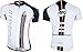 Bike Jersey for Men Cyclists Shirt Tops Polo Bike Riding Cycle Shirts Full Zipper US XXL White