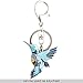 Luckeyui Womens Hummingbird Necklaces & Pendants Unique Colorful Bird Charm Jewelry Gifts