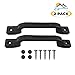 Camp'N -2 Piece- All Weather Plastic Grab Handle - Entry Door Assist Bar for RV, Trailer, Camper, Motor Home, Cargo Trailer, Boat-OEM Replacement (Black 2-Piece) primary