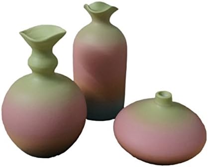 Small Ceramic Chinese Oriental Vases Decorative- Set of 3 HakkaGirl