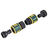 Melnor 15MQC 4 pc QuickConnect Set Hose Connector Kit, Product & Faucet end, Green