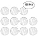 100 Pieces Glass Dome Cabochons Clear Round Cabochons Tiles Clear Cameo, Non-calibrated Round For Cameo Pendants, Photo Jewelry, Rings, Necklaces ( 30 mm )