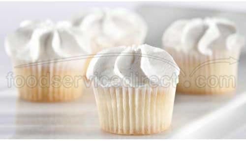 Hill and Valley Mini White Cupcake, 0.833 Ounce -- 6 per case.