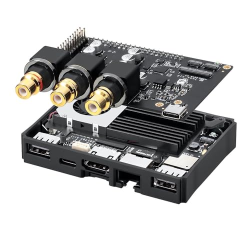 Khadas Tone Board High Resolution Audio Board VIMs, Compatible(Generic Edition) for Desktop PCs/Laptop PCs/Edge, Raspberry PIS and Other SBCs/All Other Devices via Included USB-C to USB-A 2.0 Cable