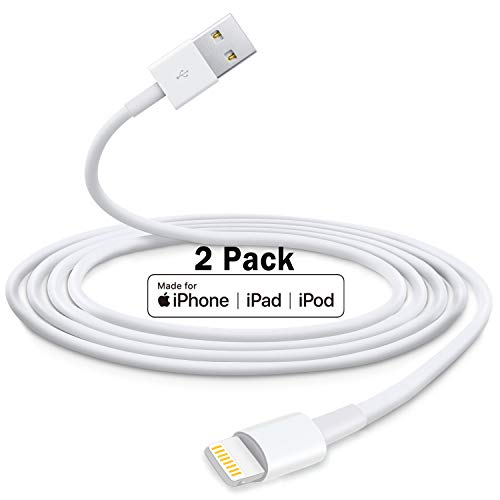 2 Pack Apple MFi Certified iPhone Charger 3ft, Apple Lightning to USB
