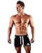 FlexzFitness Men's Bodybuilding Gym Workout and Running Shorts with Elastic Waist