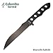 Columbia Survival RailKnife Backpack Tactical Camping Hunting Utility Fixed Blade Stainless Steel Lightweight Bush Craft Knife Multi Position Kydex Sheath (black)
