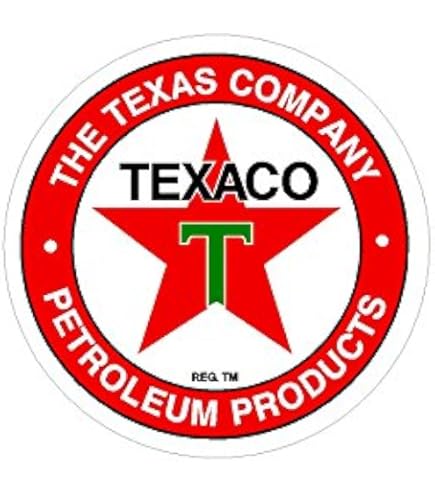 Amazon.com: Signs 4 Fun SRTX4 Texaco Logo 12 inch Round Sign, Red