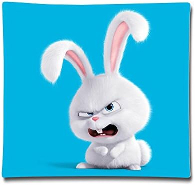 The Secret Life Of Pets Snowball Cotton Sateen Pillow Case Cushion Cover (18"x 18")