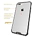 iPhone 7 Plus Case Clear, Pajuva PC+TPU Transparent Case Thin for iPhone 7 Plus Crystal Clear Case With Bumper (Black)