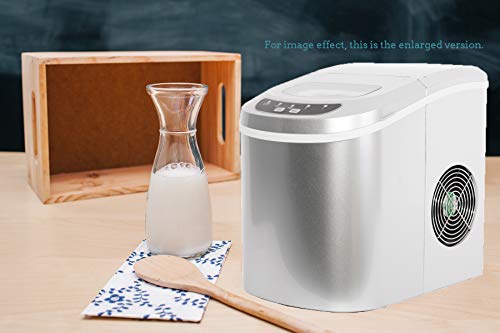 Smad Portable Electric Ice Maker Machine Ice Makers Countertop-Touch Buttons Digital Bullet Ice Cube, 26 lbs/24h