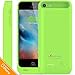 iPhone SE/5C/5S/5 Battery Case, Alpatronix [BX120plus] 2400mAh MFi Certified Removable Extended Rechargeable Protective Charging Case [Full Compatible Support with iOS 9+ & Apple Pay, Ultra-Slim, Ultra-Portable External Charger Case / Fits all versions of iPhone SE, 5C, 5S & 5 with Juice Pack & Power Bank Features] - (Lime Green)