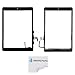 OmniRepairs Touch Screen Glass Digitizer Assembly Replacement with Home Button, Rubber Gasket and Camera Bracket Compatible for iPad Air 1st Generation with Pre-Installed Adhesive Tape (Black)