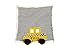 Estella Hand Knitted Organic Cotton Baby Security Blanky, Taxi, 14