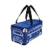 BRISA VW Collection - Volkswagen Picnic Cuddle Throw Blanket T1 Bus Campervan (Samba Stripes/Blue/200x150cm/59x78.7 in.)
