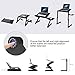 SLYPNOS Adjustable Laptop Stand Folding Portable Standing Desk Ventilated Aluminum Laptop Riser with Front Lip and Detachable Mouse Tray for Desk Bed Couch Floorthumb 3