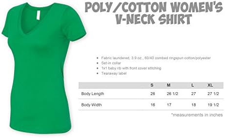 Strange Cargo Tees ST. Patrick's Day Lucky Me! Irish Unicorn Funny Women's V-Neck T-Shirt