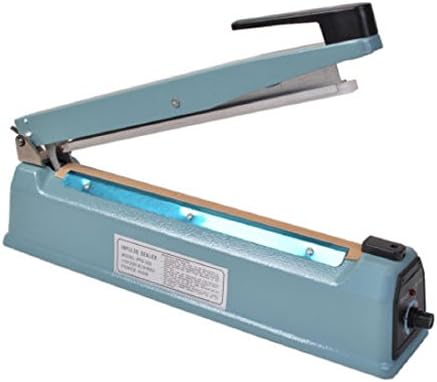 12" Impulse Heat Poly Bag Sealer Plastic Closer Machine Teflon Sealing 30cm Wrap