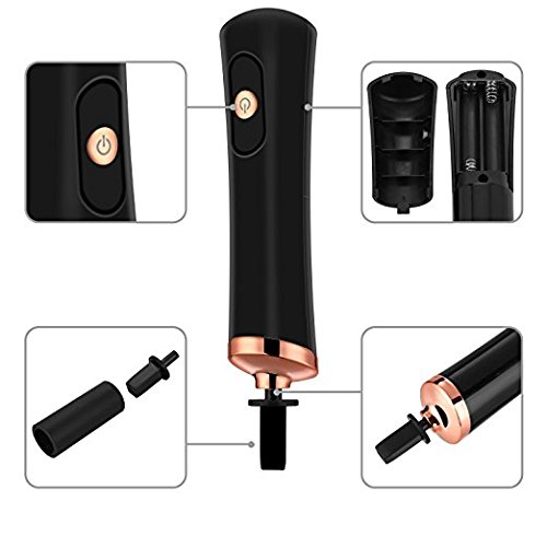 Makeup Brush Cleaner and Dryer Machine Upgraded, Cleans and Dries Makeup Brushes in Seconds 360 Rotation with 8 Rubber Holders, Suit for All size Makeup Brushe