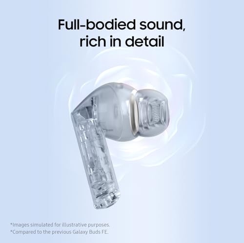 Samsung Galaxy Buds3 FE, Black (2025, CAD Version & Warranty) - Bluetooth Earbuds with AI Real-Time Live Translate, Auto Pairing & Switching, Sweat and Water Resistance, Find My Earbuds Mode
