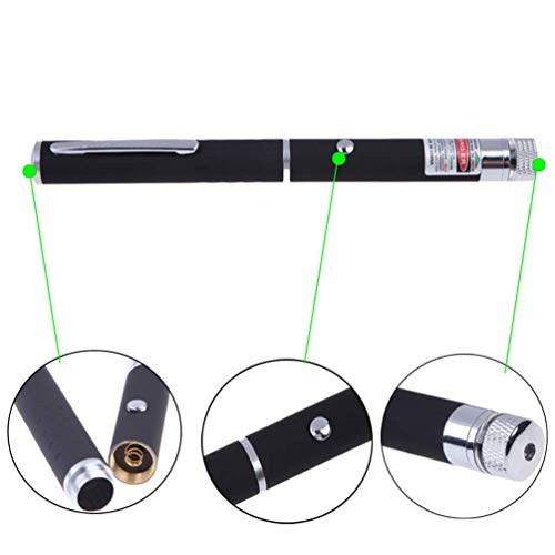 Jemine 3pcs Green Lazer Pointer, Tactics Outdoor Travel Flashlight Cats and Dog LED Interactive Funny Toy