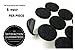 Felt Furniture Pads To Protect Hardwood Floors, Tile or Laminate (Black) | 207 Value Friendly Pieces | 127 Felt Pads / 80 Clear Rubber Bumpers