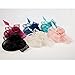 Aniwon Cocktail Pillbox Hat Fascinator Hair Clip Bridal Headwear for Women