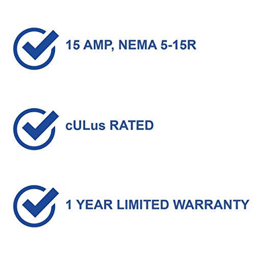 Legrand OnQ, Cable Management, Power Strip, 6 Outlets, Half Width