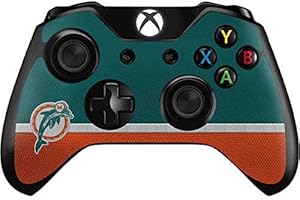 Skinit Decal Gaming Skin compatible with Xbox One Controller - Officially Licensed NFL Miami Dolphins Vintage Design