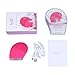 Sonic Facial Cleansing Brush Silicon Vibrating Waterproof Facial Cleansing System