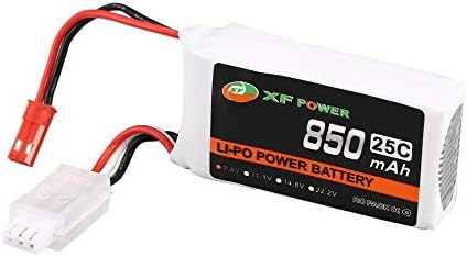 leonBonnie XF POWER 7.4V 850mAh 25C 2S Lipo Battery JST Plug Rechargeable For WLtoys V912 V915 RC Helicopter A949 A959 A979 A969 Car