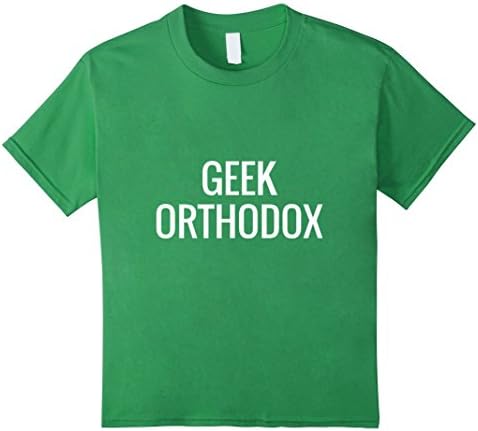 unisex-child Geek Orthodox T-Shirt 10 Grass