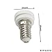 DZYDZR 8pcs LED Bulb Base Socket E14 to E12 Adapter Converter