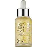 Dermela Lumishot Vita X2 Spicule Booster Serum, Vegan Spicules with Vitamin C + Niacinamide, Glutathione & Panthenol, Brightening & Texture Care 1.01 fl oz (30ml) | Korean Face Serum for Uneven Tone