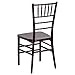 Flash Furniture 2 Pack HERCULES PREMIUM Series Mahogany Resin Stacking Chiavari Chair