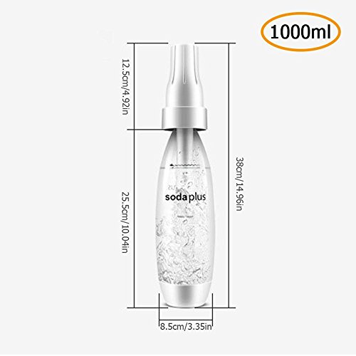 KOBWA Handheld Soda Maker,Portable 1000ml Eco Carbonated Water Soda