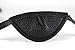 Leather Eyepatch. Slight Convex Eye Patch (Right Eye, Black)