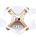 Cheerson CX-10WD-TX 2.4G 4CH Mini Wifi FPV High Hold Mode 0.3MP Camera Phone Control RC Quadcopter - Golden