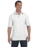 Hanes Men's 7 oz. ComfortSoft Cotton Pique Polo Shirt