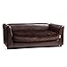 Keet Fluffly Deluxe Pet Bed Sofa Chocolate Largethumb 2
