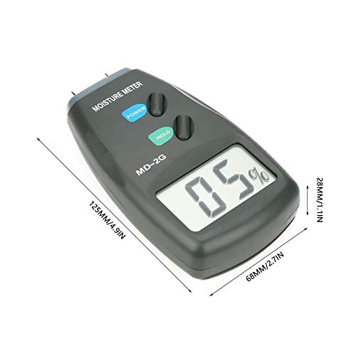 ZJ LIUJING Holz-Feuchtigkeitsmesser, LCD-Digital, 2-poliger Holz-Feuchtigkeitsmesser, Detektor, Holz, Hygrometer… – Bild 3