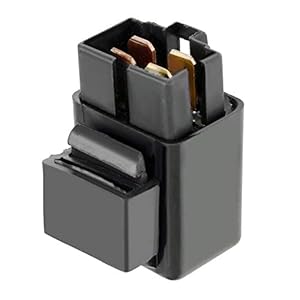 QAZAKY Starterrelais magneet voor Yamaha badger grote wiel, grote bear tracker, bruin breeze ce50 champ grizzly 100 125…