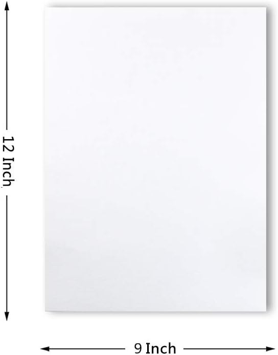 Ashby 100 Sheets of Practice Watercolor Paper (9" x 12") - 190 GSM, Acid-Free and Cold Pressed. Perfect for Painting or Drawing. Wet, Dry and Mixed Media. Bulk Pack