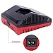 Qbmel 18-Volt Multi-Chemistry Battery Charger for Porter Cable PCXMVC Lithium Ion & NiCad NiMh Slide PC18B PC18B-2 PC18BL PC18BLX PCC489N Cordless Power Tool Battery