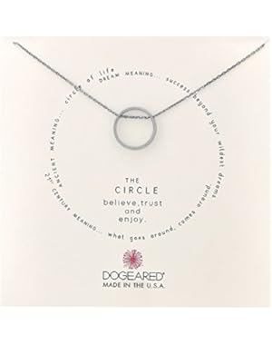 Karma Sliding Ring Chain Necklace, 18