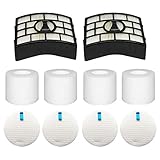 Colorfullife NV650 NV750 Filters for Shark Rotator Powered Lift-Away Vacuum NV650, NV650W, NV651, NV652, NV750, NV750W, NV751, NV752, 4 Foam & Felt + 2 Hepa Filters, Replaces Part XFF650 & XHF650