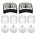 Colorfullife NV650 NV750 Filters for Shark Rotator Powered Lift-Away Vacuum NV650, NV650W, NV651, NV652, NV750, NV750W, NV751, NV752, 4 Foam & Felt + 2 Hepa Filters, Replaces Part XFF650 & XHF650
