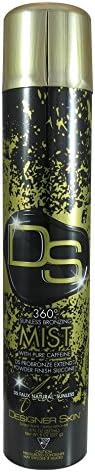Designer Skin Faux Natural 360 Sunless Spray Tan Instant Body Bronzer 8 oz Bottle (1 Bottle)