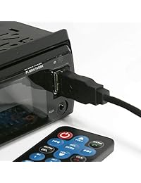 Marine Head Unit Receiver Speaker Kit   In Dash LCD Digital Stereo Built in Bluetooth & Microphone w  AM FM Radio System 6.5’’ Waterproof Speakers (4) MP3 SD Readers & Remote Control   Pyle PLMRKT48BK