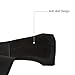 CFORWARD Sports Leather Hand Grips Gloves with Wrist Support for Cross Fitness WODs, Pull Ups, Kettlebell Workout, Barbell Training, Weightlifting, Velcro Wrist Support, for Men and Women (Large)